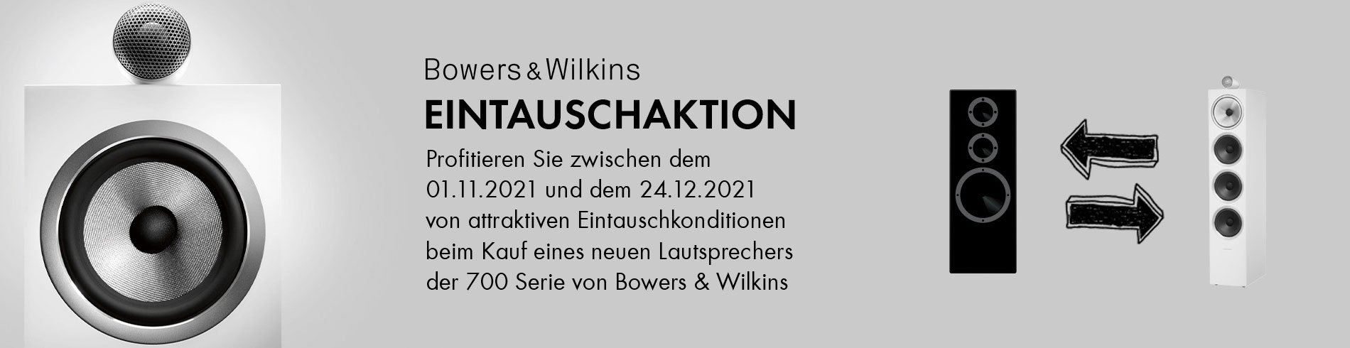 Bowers & Wilkins Eintausch 700 Serie